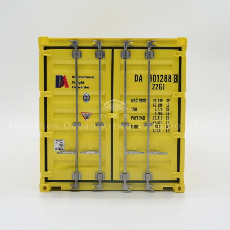 This exquisite HMM container model is custom made from sturdy ABS material. We provide professional model making service with logo & color customization. Ideal product for exhibition display, logistics business gifts and office decoration, wholesale orders are warmly welcomed.Amber@vesselmodel.com Tel:+86 18038048785