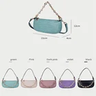 Stone Bag 2021 Web Celebrity Simple Fashion Stone Grain Shoulder Bag Exquisite Chain Versatile Cross Armpit Bag