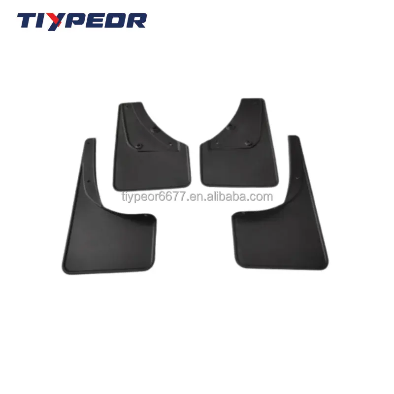 product tiypeor door mud flap set front rear set of 4 black for suzuki jimny 2019 2021 car mud flaps splash guards easy installation-6