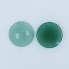 Green Gemstone Gemstone Cabochon Round Shape Flat Back Green Aventurine Gemstone Round Cabochon