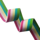Spandex Tape Factory Direct Sales Custom Fashion Best Sell Spandex Woven Elastic Tape Stripes Band Designer For Skirting