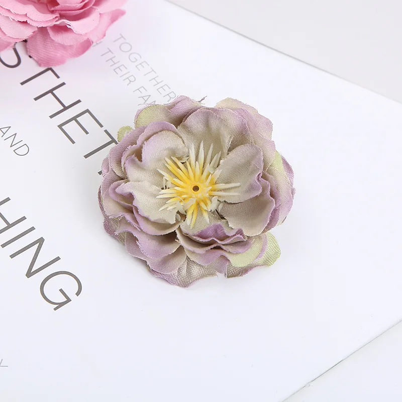 Silk Mini Camellia Flower Head Artificial 5CM Rose Head for Sale ...