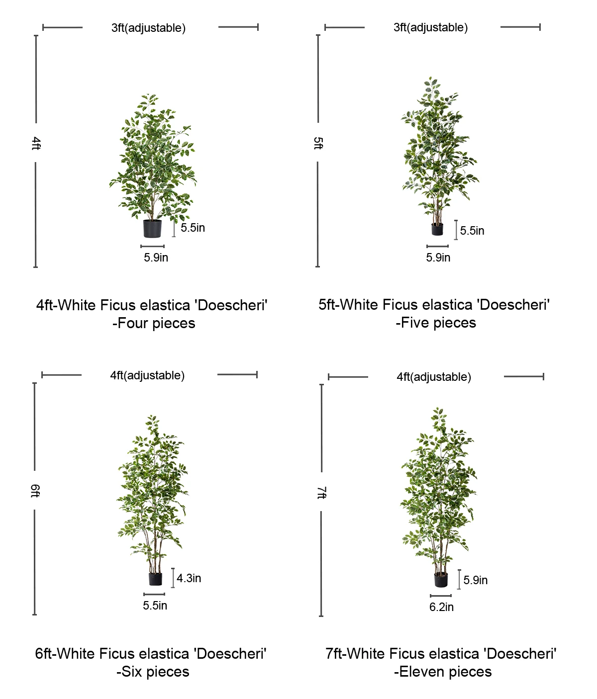 Banyan Tree Bonsai Artificial Grass Palm Greenery Decoration High Plastic Potted Indoor/Outdoor for Home Office for Birthday factory