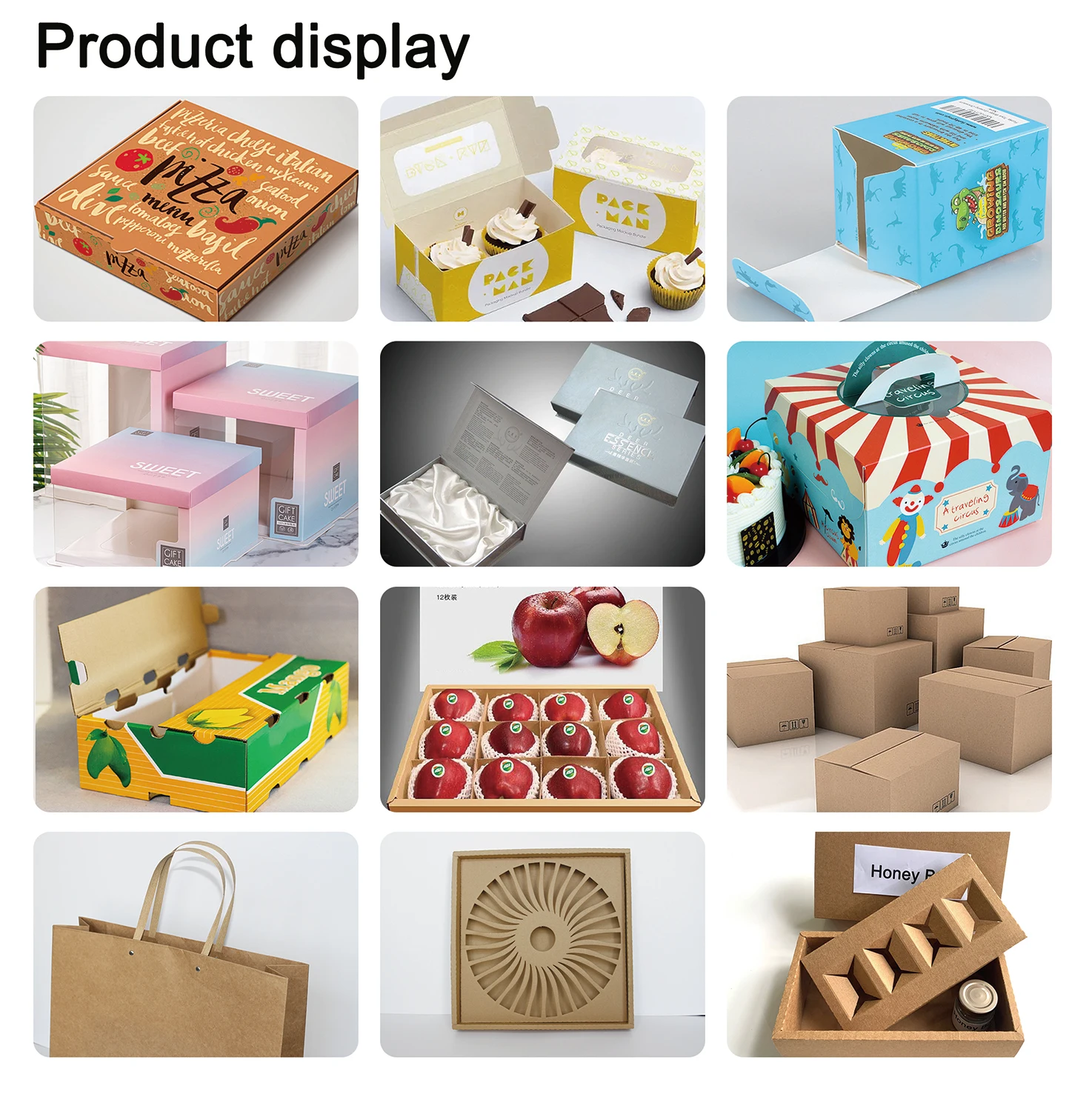 Customize Mailer Box Packaging Printing Clothes Apparel Corrugated