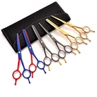 5.5 Inch Haircut Scissor Stool Set Beautiful Hair Cut Hair Cut Color Scissors Liu Hai Cut Thin Shear Salon