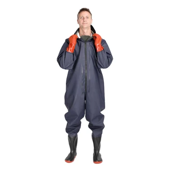 OEM Thickened PVC Full body waders for fishing aquaculture