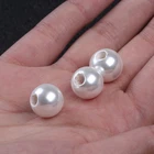 Shell Bead The Good Bead Company White 12mm Shell Mother Of Pearl Big Hole Bead