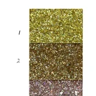 Shiny Vinyl Fabric Chunky Glitter Fabric Shining Artificial Materials Pu Pvc Shiny Vinyl Fabric