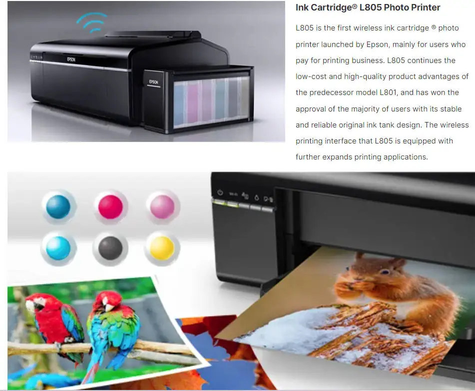 For Epson L Printer Colors Inkjet Printer A Size Professional