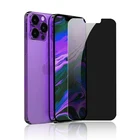 Screen Protector Full Glue 9H 2.5D Anti Peeping Spy Privacy Tempered Glass Screen Protector For IPhone 13 Pro Max