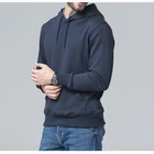 Blank Mens Hoodie Wholesale Custom High Quality Mens Blank Black Cotton Xxxxl Hoodies With No Labels