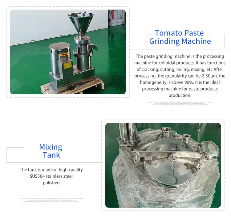 A29 Small Concentrate Tomato Paste Ketchup Making Packing Machine Production Line Tomato Sauce Processing Line details