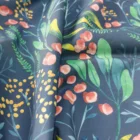 Cotton Poplin Cotton Fabric Custom Digital Print Silky Cotton 100% Flower Print Poplin Calico Cotton Fabric Muslin