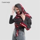 2021 New Arrivals Stylish Luxury Strip Scarves/Hijabs