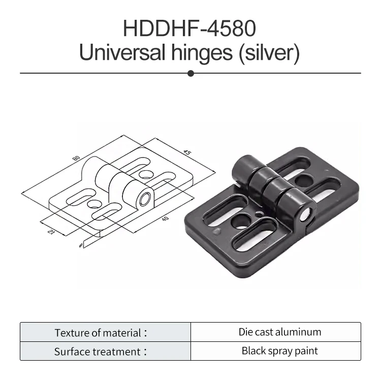 Aluminum Profile Zinc Alloy Universal Hinge 4545/5050/6060 Aluminum Profile Hinge Industry Profile Hinge details