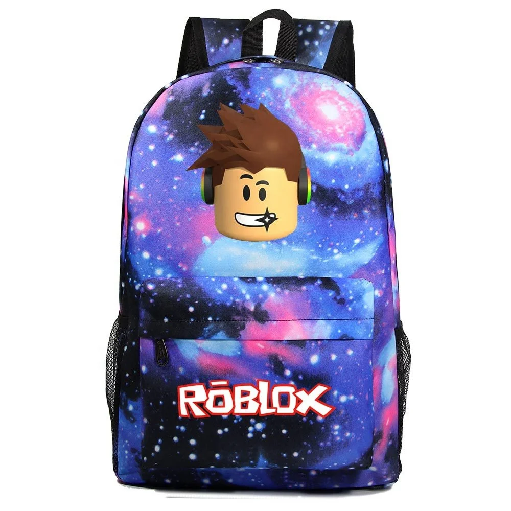 Personalised Kids Backpack Any Name Roblox World Boys Childrens School Bag 