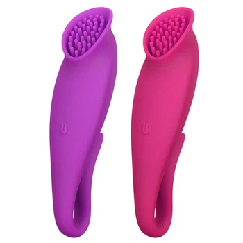 Powerful Rechargeable Quite Cordless Tongue Licking Stimulation Easy Sex G-Spot Fabulous Anal Clitoris Wand Av Vibrator