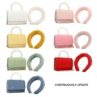 Fashion Bags Women 2021 New York Fashion Hot Selling Furry Tote Bags Purses Handbags With Pearls