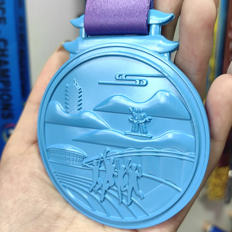 Manufacturer Custom High Quality Metal Sports Medal 3D Marathon Running Race Sport Medal details