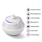 Stereo Audio Latest Design Wireless Stereo Audio Speaker Portable LED Light Waterproof Speaker