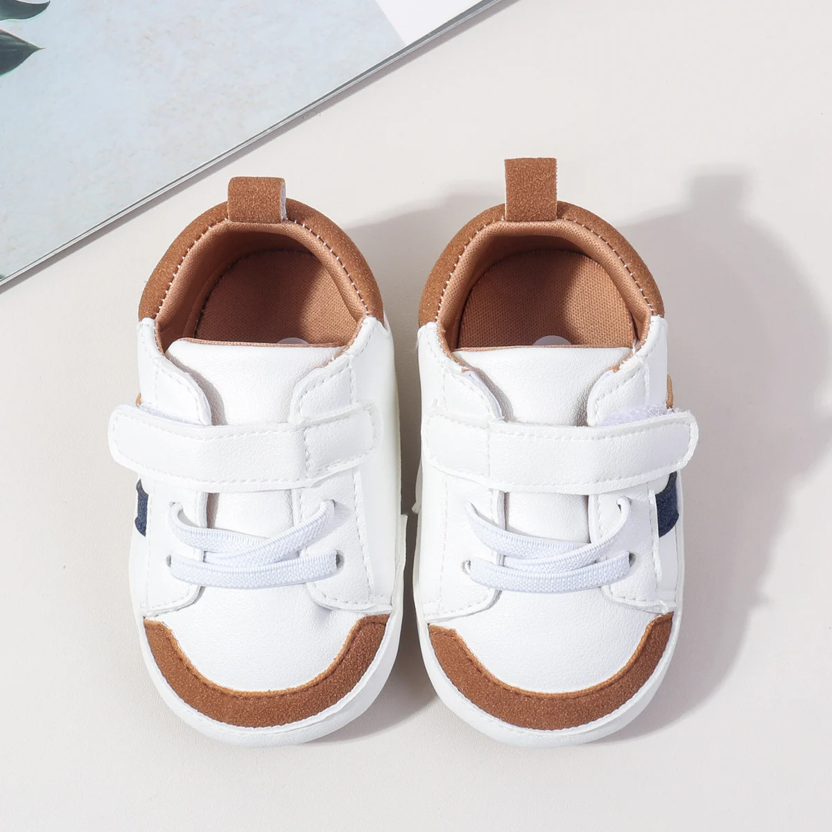 Wholesale Anti-slip TPR Outsole Baby Toddler Boys Girls Sport Shoes details
