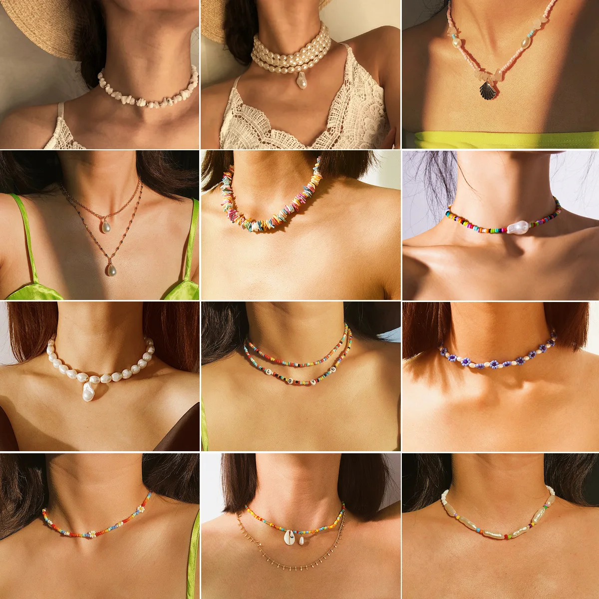 2021 simplicity multilayer charm chain women necklace,custom gold plated necklaces jewelry