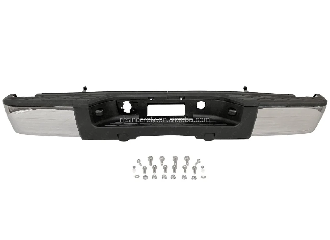 Chrome Rear Bumper For Chevy Silverado For Gmc Sierra Truck