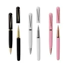 New Pen Metal Black Pen 2021 New Custom Pen Clip Brand Logo Pen Pink White Black Color Metal Ballpen Roller Pen Set
