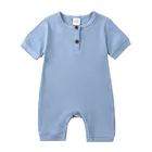 Cotton Baby Hot Selling Boy Girl Clothes Romper Organic Cotton Baby Rompers Comfortable Breathe Freely