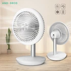 Fan Fan Usb 2021 New Design USB Rechargeable Desk Fan 3800-4000mAH Home Outdoor Use Electric Stand Fan