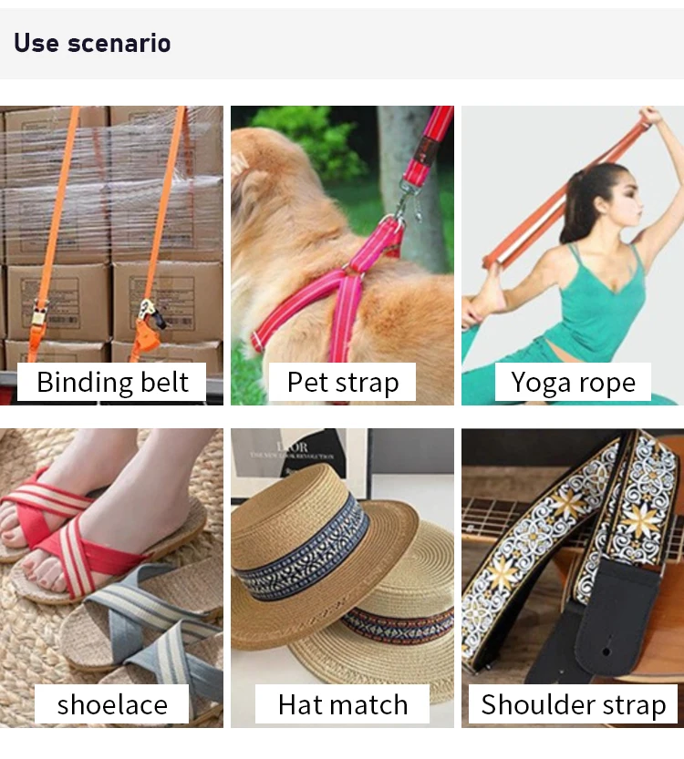 New spot ethnic polyester jacquard webbing clothing bags accessories ribbon shoulder strap national wind shoulder strap webbing