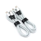 USB Type C To USB-C Fast Charger Durable Nylon Braided Charging Cord Compatible With Samsung Galaxy A10/A20/A51/S10/S9