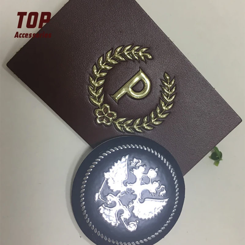 Custom TPU Logo Sew-On Leather Patches Garment Accessories for Jeans