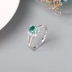 Diamond 18k Gold Emerald Diamond Ring