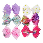 Clip Tracy Herry New 5-inch Jojo Siwa Children's Bow Clip Kids Hair Accessories Baby Accessories
