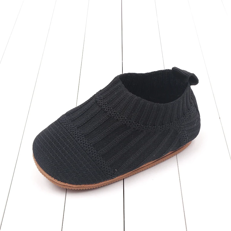 Baby Boys' Walking Shoes Breathable Soft Soles 0-1 Year Old Baby Girls Spring and Summer Non-slip Flying Knitting Shoes factory