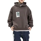 Clothing OEM Men Clothing Manufacturers 100% Cotton Hoodie Custom Printed Plus Size Men's Hoodies
