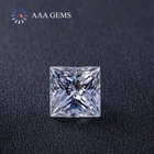 Princess Cut Moissanite GRA Certificate C C DE Color VVS White Moissanite For Jewelry