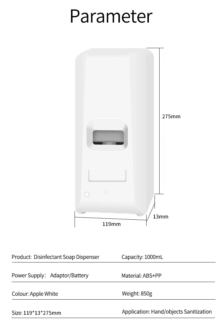 Automatic Gel foam spray  Hand Sanitizer Dispenser Handsfree Soap Dispenser Alcohol Dispenser