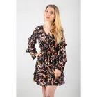 Dress Factory Supply Attractive Price Casual Black Woven Loose Dress