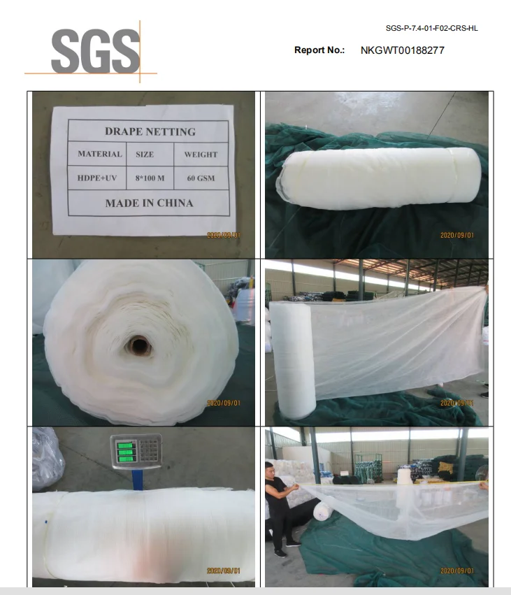 high quality apple tree anti hail net with best price