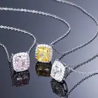 Diamond Top Sale Guaranteed Quality Exquisite Workmanship S925 Sterling Silver Diamond Princess Customized Necklace