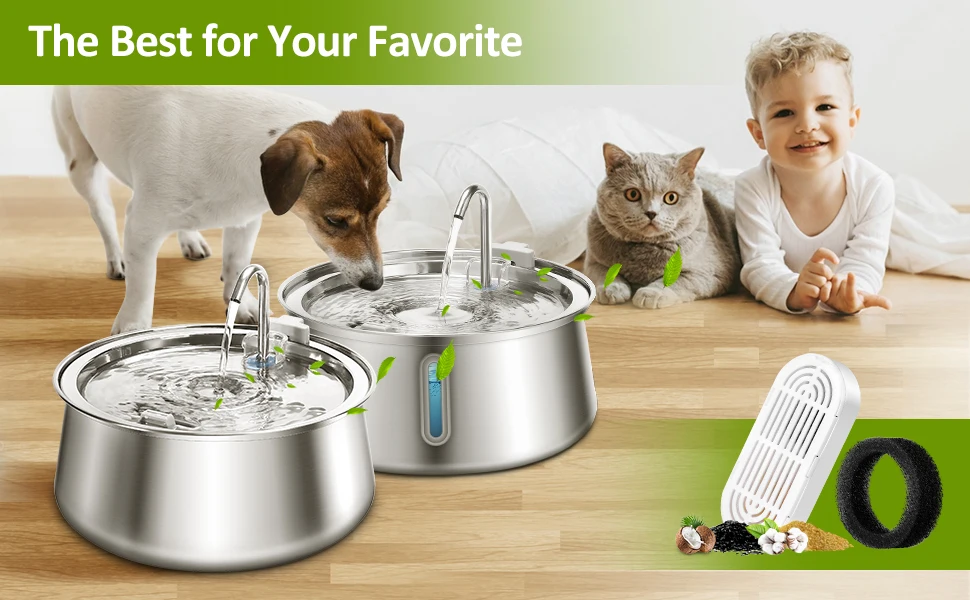 Keep water clean & fresh & tasty for your favorite