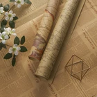 Size Paper Pattern Paper Roll Eco-friendly Custom Pattern And Size High Quality Kraft Paper Roll For Gift Wrapping