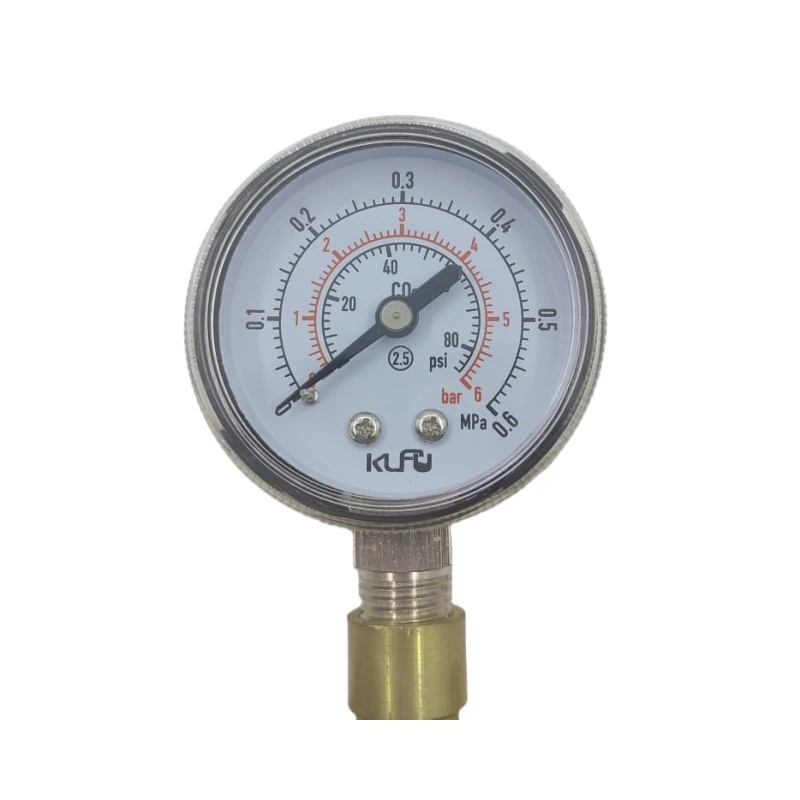 product gas pressure regulator one inlet thread with one gauge release pressure valve for test-7