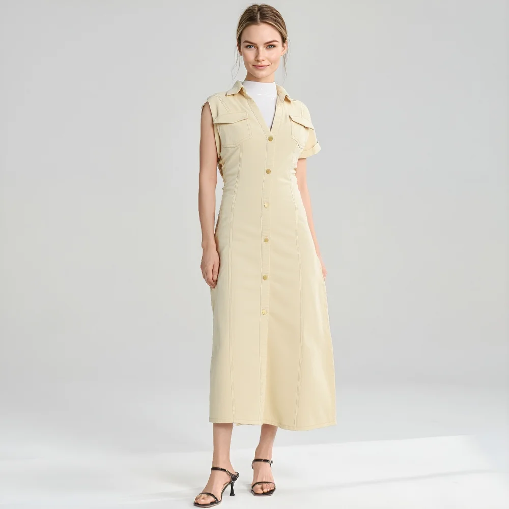 Women 2025 Spring New Chic Fashion Casual Dress Female Dresses Vestidos Mujer details