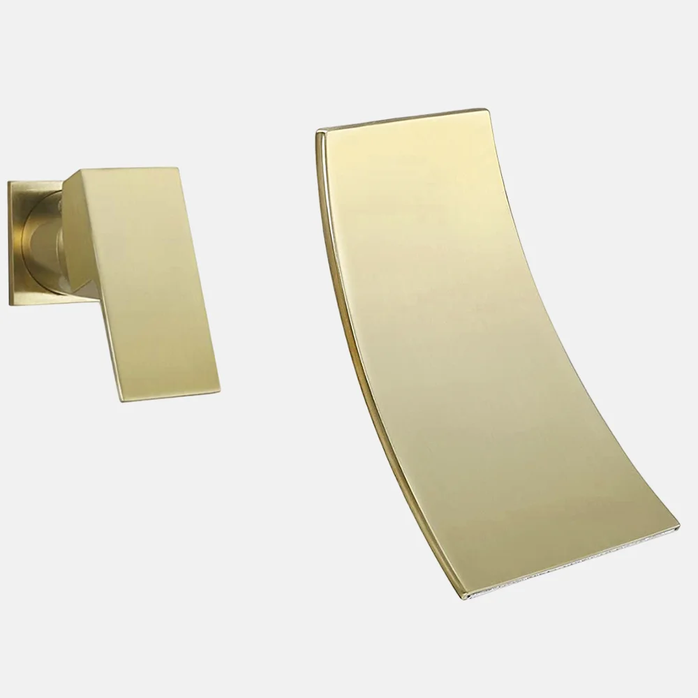 Brushed Gold Basin Faucet