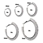 Earrings Latest Inspired Ladies Elegant Modern Private Label Large Bling Hoop Earrings Women Jewelry