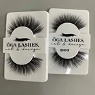 Wholesale Private Label 3d Faux Mink Eyelashes False Eyelash 100% Real Mink Fur False Eyelashes Handicraft