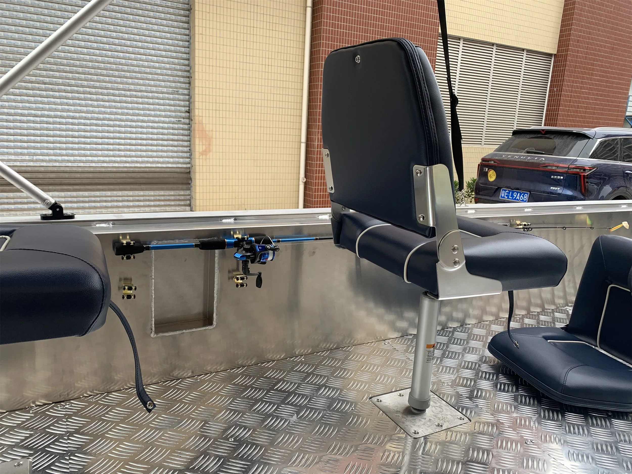 2022 Ecocampor Custom Passenger Boat Bimini Top Aluminum Fishing Boat